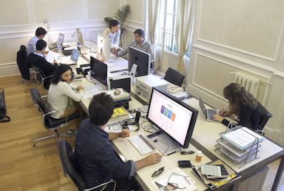 Espai de 'coworking'.