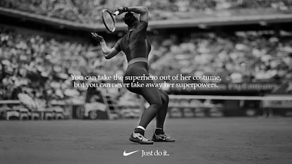 Con esta imagen y estas palabras responde Nike a la decisión de Bernard Giudicelli de vetar el modelo que vistió la deportista.