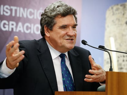 El ministro de Inclusión, Seguridad Social y Migraciones, José Luis Escrivá, en una imagen de archivo.