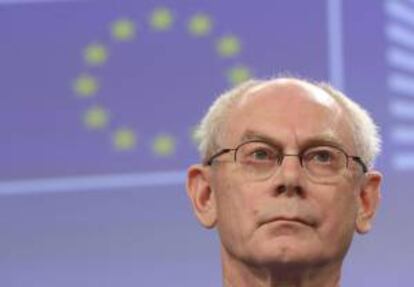 El presidente del Consejo Europeo Herman Van Rompuy. EFE/Archivo