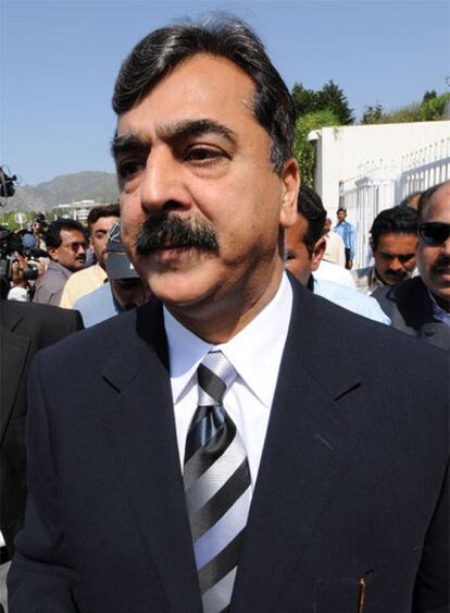 El nuevo primer ministro de Pakistán, Yousuf Raza Gillani.