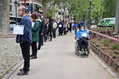 Protesta personas con discapacidad