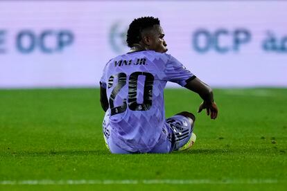 Vinicius Junior en el partido del Mundial de Clubes contra el Al Ahly.