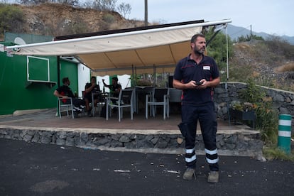 Diego Martín, vecino de La Palma afectado por la erupción del volcán, en El Paso.