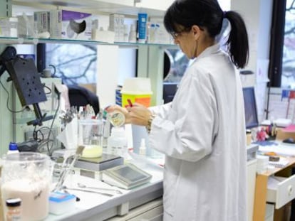 Laboratorio de cosm&eacute;tica en el centro de investigaci&oacute;n de L&rsquo; Or&eacute;al en Chevilly-Larue (Francia). 