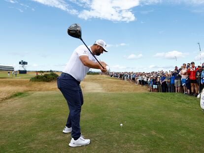 Rahm, este martes en Saint Andrews.