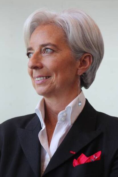 Christine Lagarde, en 2010, en el Ministerio de Economía de Francia.
