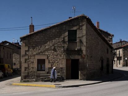 El pueblo de Covaleda (Soria), el pasado abril.