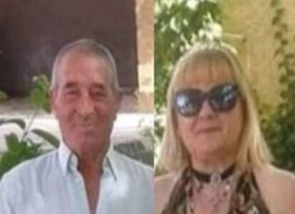 La pareja encontrada por los Mossos d'Esquadra.