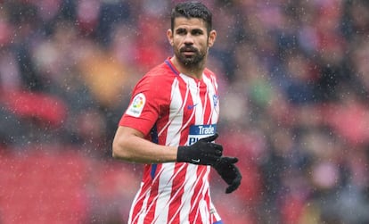 Diego Costa durante un partido de Liga.