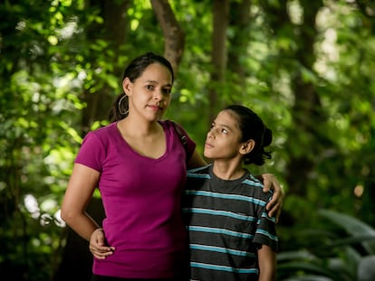 A venezuelana Samired, que decidiu viver com filho Samir em São Paulo.