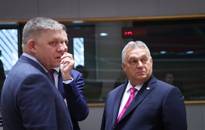 Viktor Orban y Robert Fico