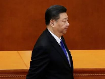 Xi, durante a sessão plenária do Congresso Nacional do Povo, em Pequim em 19 de março passado.