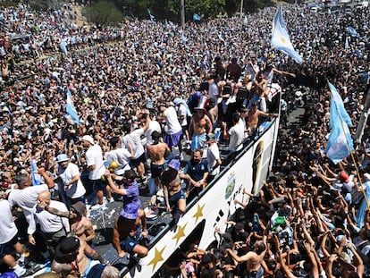 Celebraciones seleccion Argentina