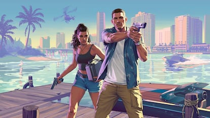 Cartel publicitario de GTA VI