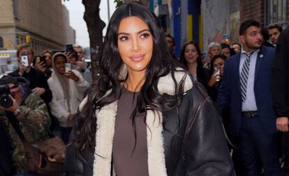 Kim Kardashian, en Nueva York (EE UU), este jueves.