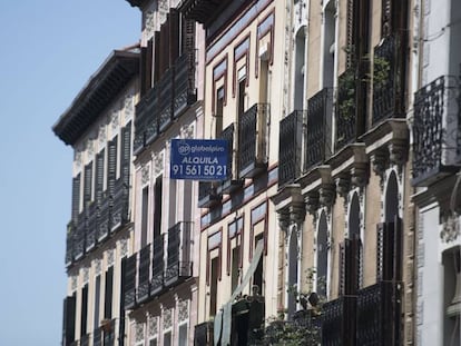 Vivenda en alquiler en el centro de Madrid.