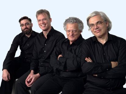Los miembros del cuarteto Arditti.