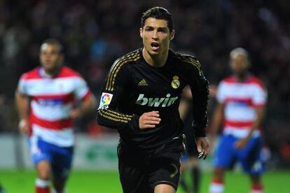 Cristiano Ronaldo, ante el Granada.