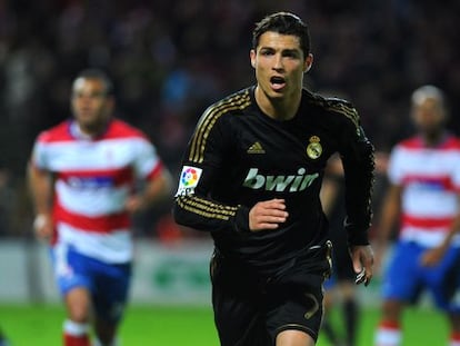 Cristiano Ronaldo, ante el Granada.