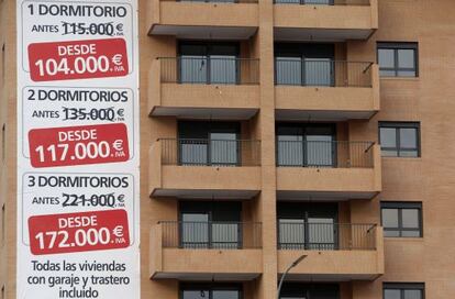 Edificio de viviendas construido en Valencia. 