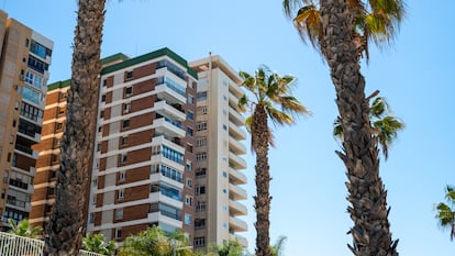 Una zona residencial en Málaga.