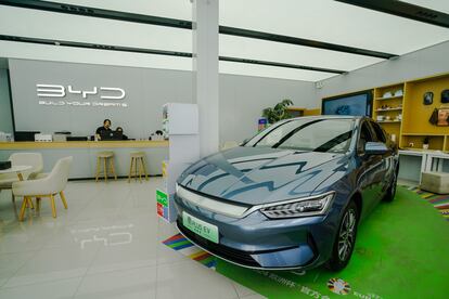 Uno de los modelos de la compañía china BYD, el mayor fabricante mundial de vehículos eléctricos