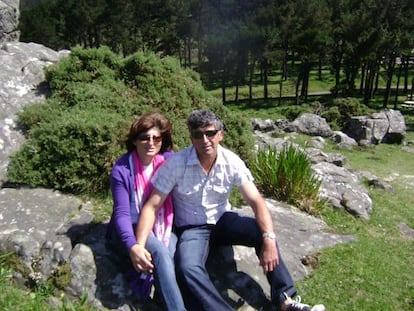 Elisa Abruñedo y su esposo, Manuel Fernández, en 2010.