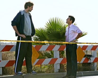 Pau Gasol, durante su participación en la serie <i>CSI: Miami.</i>