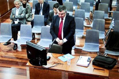 El ex asesor de Urbanismo del Ayuntamiento de Marbella Juan Antonio Roca, durante sus declaraciones en la Audiencia Provincial de Málaga