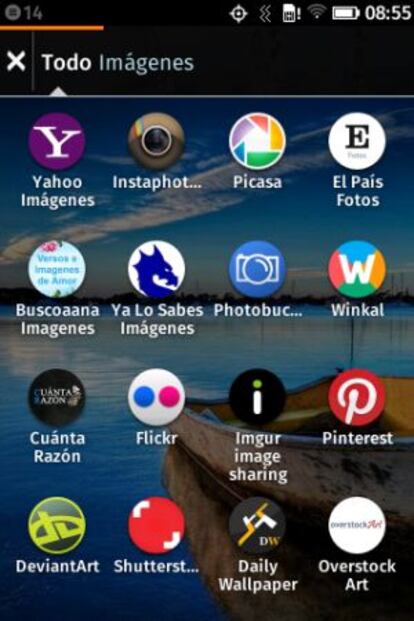 Aplicaciones fotográficas en Firefox OS.