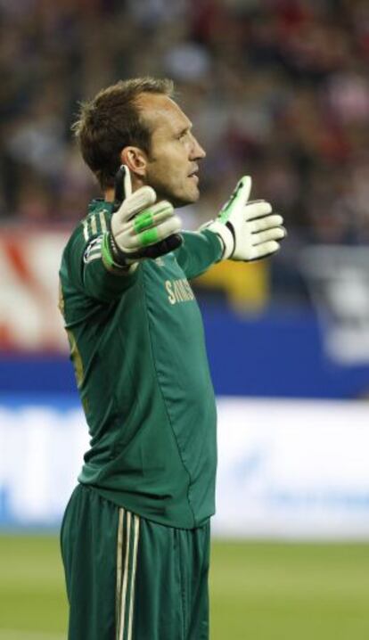Mark Schwarzer, en el partido de ida en el Calderón.