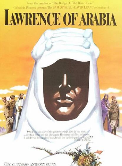 Cartel promocional de Lawrence de Arabia