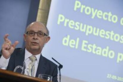 El ministro de Hacienda, Cristóbal Montoro. EFE/Archivo