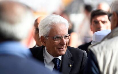 El presidente de Italia, Sergio Mattarella.