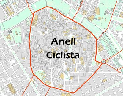 Nuevo anillo Ciclista de Valencia.