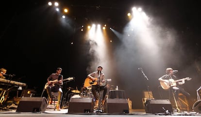 Sidecars en su concierto del domingo en el Teatro Nuevo Apolo.