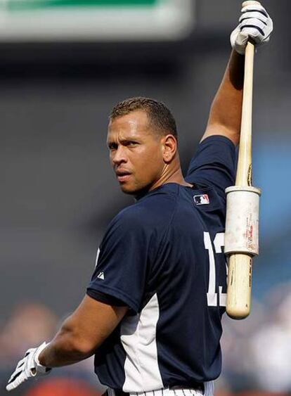 Alex Rodríguez, con los Yankees.