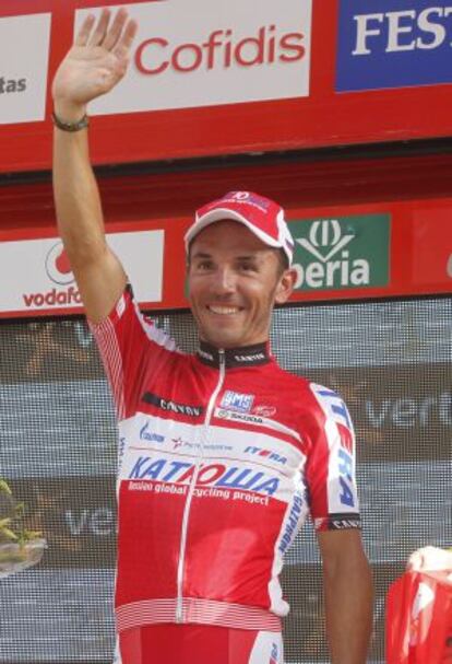 'Purito' Rodríguez, en el podio