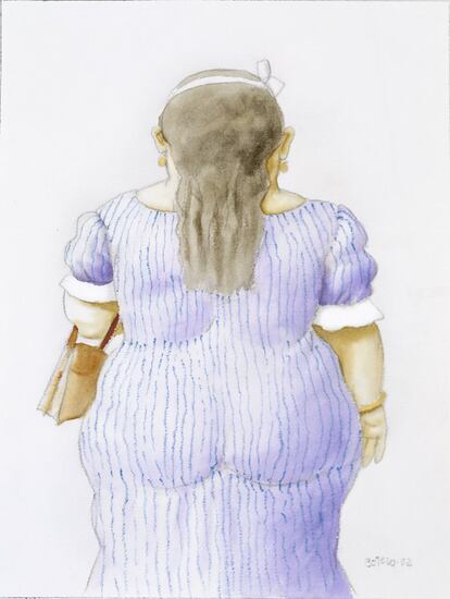 'Mulher' (2002), aquarela.