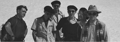 Algunos de los miembros fundadores del colectivo Bourbaki; entre ellos, André Weil (con gafas graduadas).