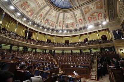 Mariano Rajoy comparece ante el pleno del Congreso, para explicar la posici&oacute;n del Ejecutivo ante el desaf&iacute;o independentista en Catalu&ntilde;a.