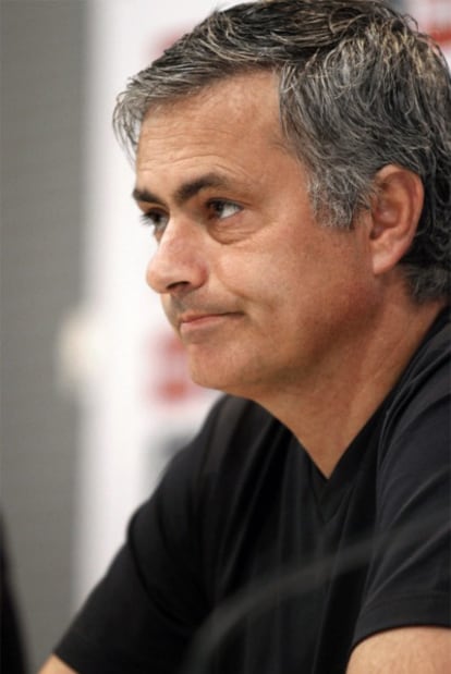 Mourinho durante la rueda de prensa.