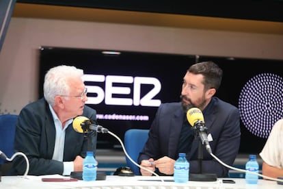 Daniel Gavela y Toni Garrido, en la presentación de la nueva temporada de la cadena SER.