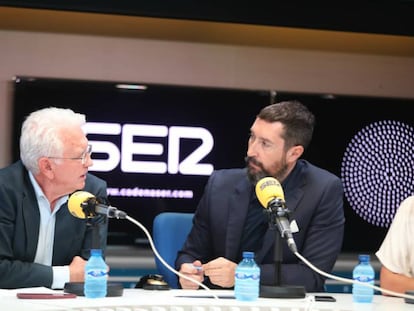 Daniel Gavela y Toni Garrido, en la presentación de la nueva temporada de la cadena SER.