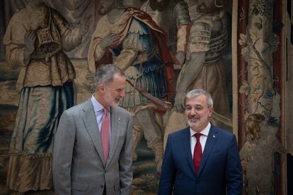 El rey Felipe VI recibió el pasado lunes al alcalde Jaume Collboni en el Palauet Albéniz, uno de los gestos para tender puentes que se han diferenciado de los mandatos de Ada Colau.