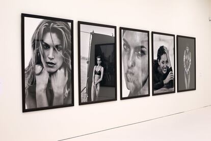 Vista geral da exposição de Peter Lindbergh 'From Fashion to Reality', no Kunsthalle de Munique (Alemanha), em 11 de abril de 2017.