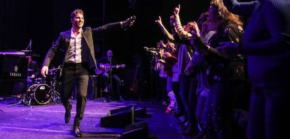 Bisbal canta para los lectores de EL PAÍS en los Teatros Luchana.