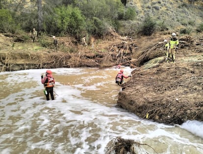 Operativo de emergencia en Letur, este mircoles.