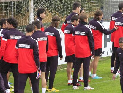 Entrenamiento del Atlético